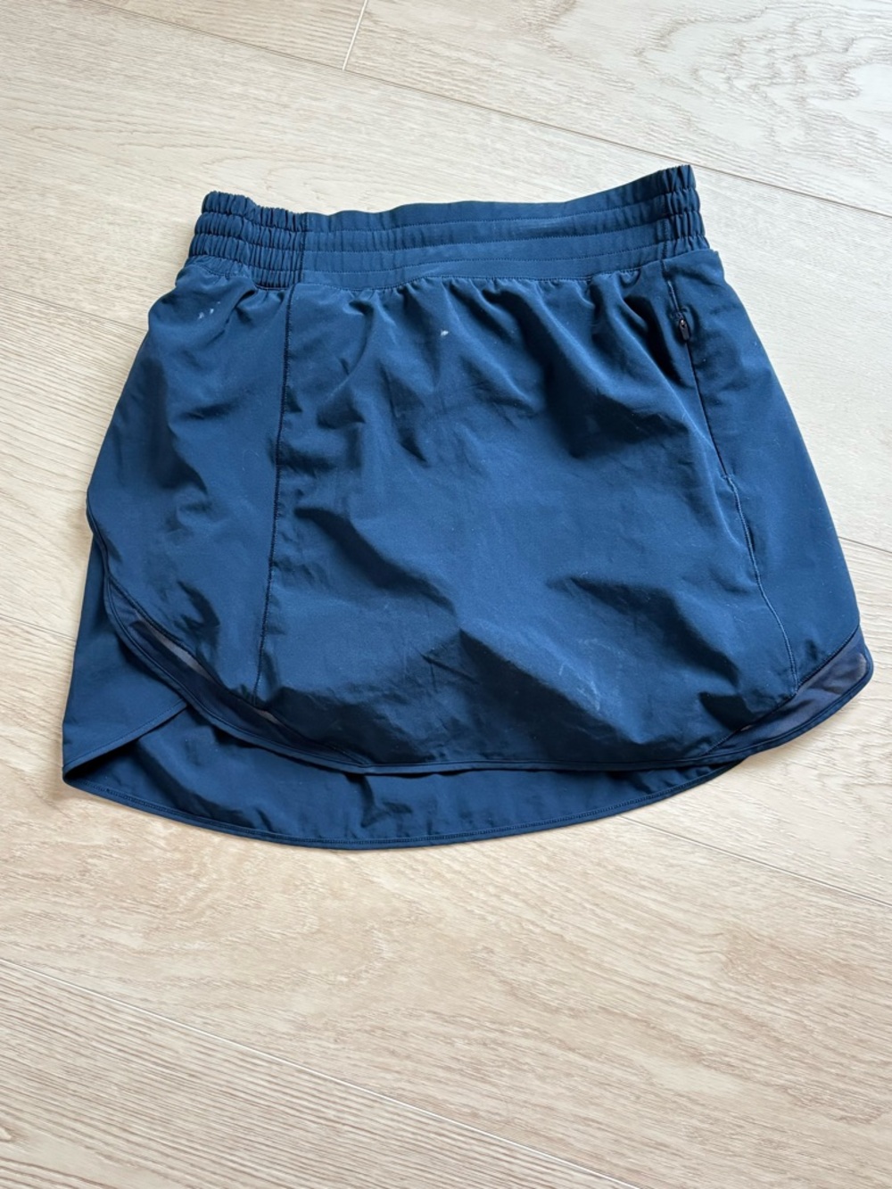 Lululemon skort, built in shorts, navy, size 8